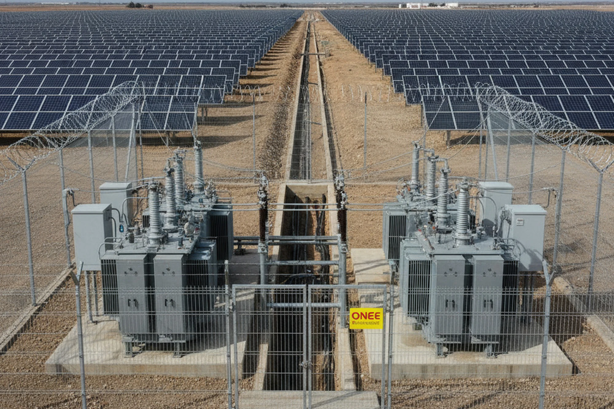 Grid connection Morocco solar